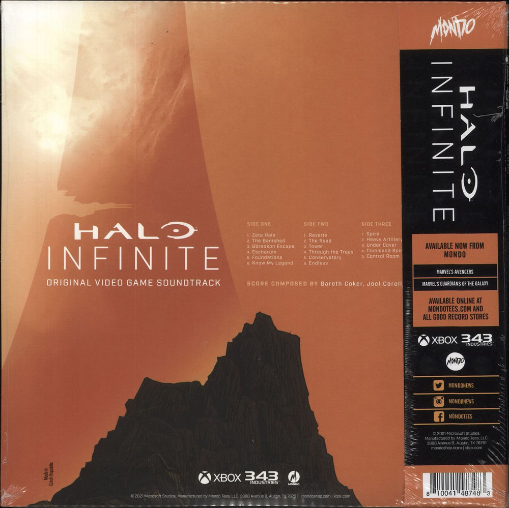 Original Soundtrack Halo Infinite - 180gram Vinyl US 2-LP vinyl record set (Double LP Album)