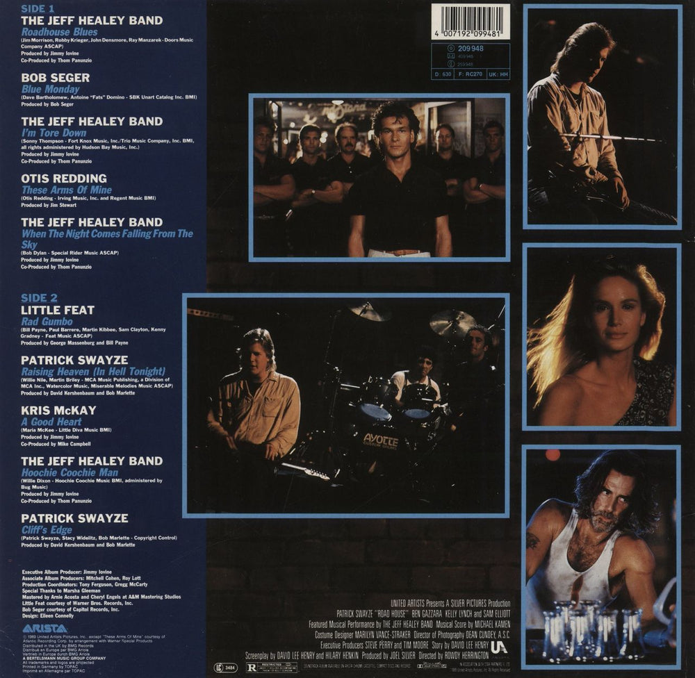 Original Soundtrack Road House German vinyl LP album (LP record) 4007192099481