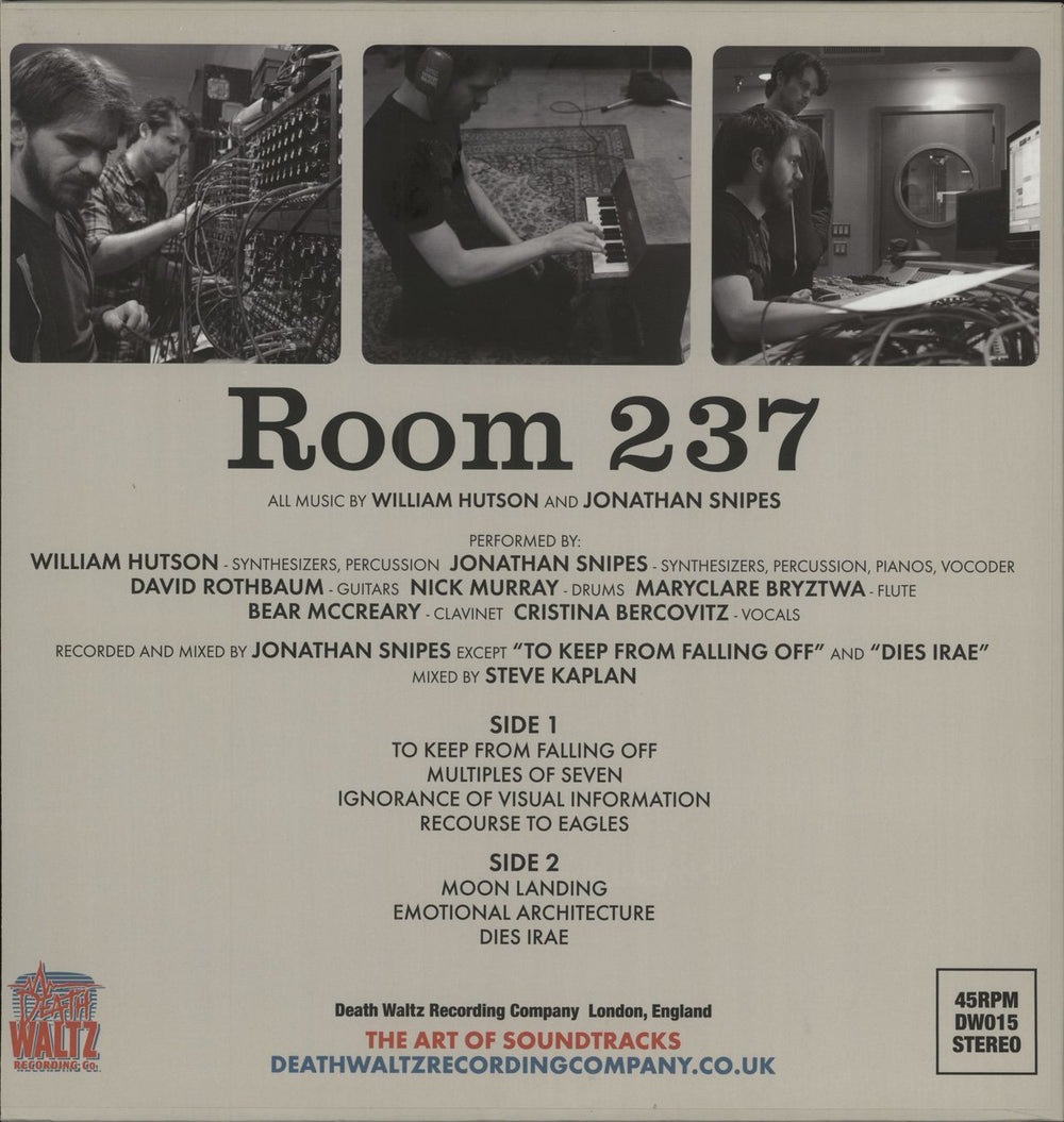 Original Soundtrack Room 237 - Orange & Red Vinyl UK vinyl LP album (LP record)