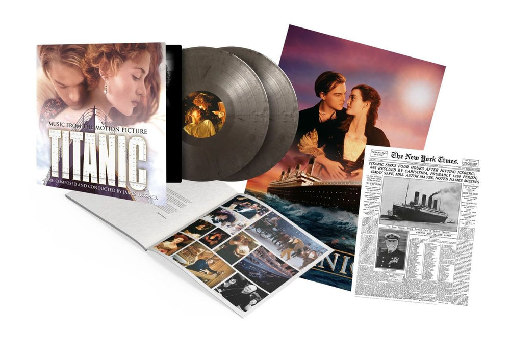 Original Soundtrack Titanic - Silver & Black Marbled Vinyl 180 