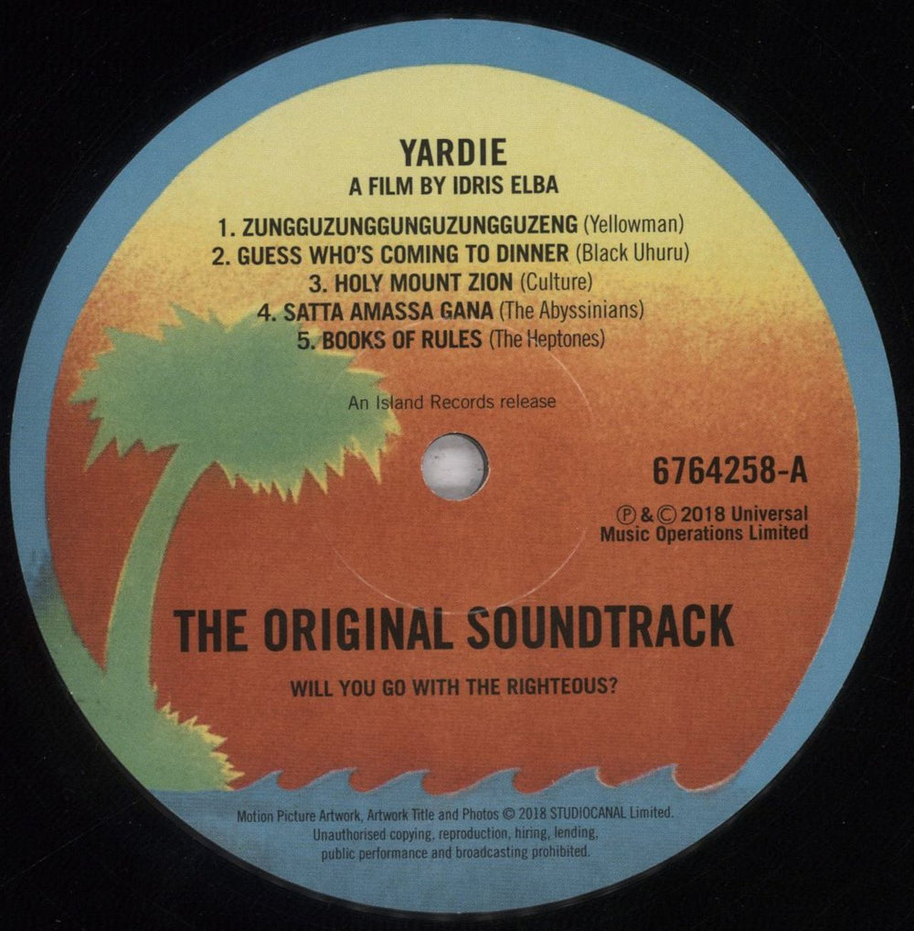 Original Soundtrack Yardie - A Film By Idris Elba - Shrink UK vinyl LP album (LP record) OSTLPYA840640