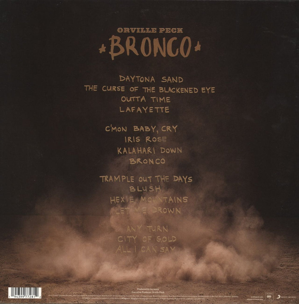 Orville Peck Bronco UK 2-LP vinyl record set (Double LP Album) 194399772812