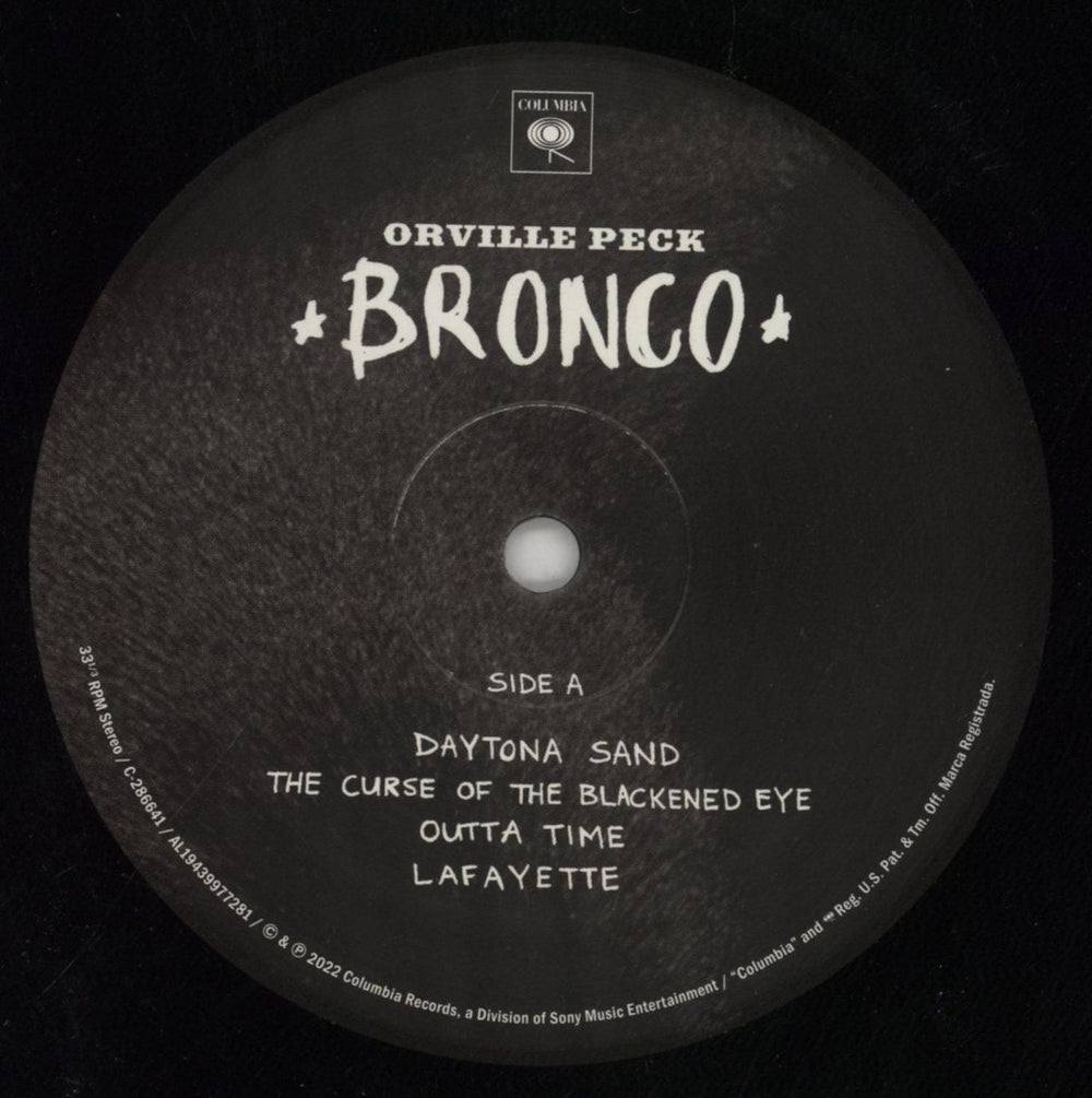 Orville Peck Bronco UK 2-LP vinyl record set (Double LP Album) 2Y92LBR850175