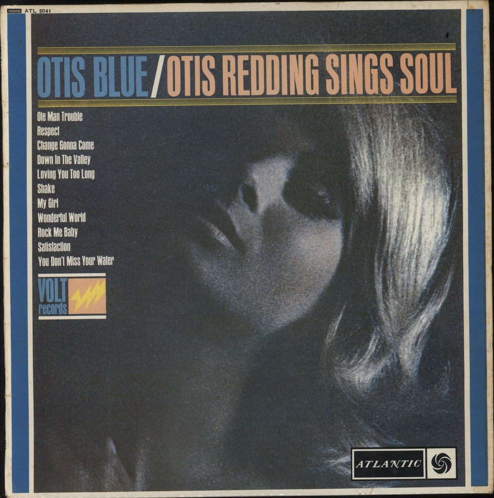 Otis Redding Otis Blue / Otis Redding Sings Soul - VG UK vinyl LP album (LP record) ATL5041