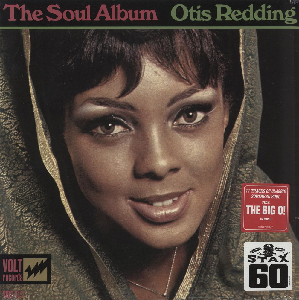 Otis Redding The Soul Album - 180 Gram - Sealed UK vinyl LP album (LP record) 081227935207