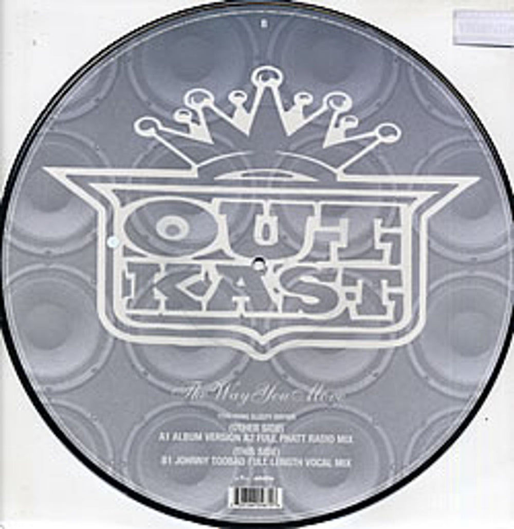 Outkast The Way You Move UK 12" vinyl picture disc (12 inch picture record) OUT2PTH280597