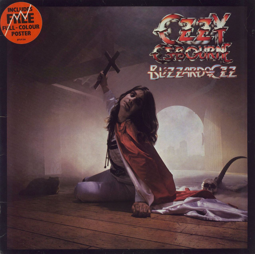 Ozzy Osbourne Blizzard Of Ozz - Complete - EX UK vinyl LP album (LP record) JETLP234