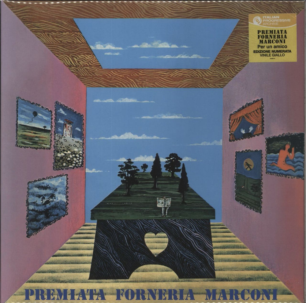 P.F.M. Per Un Amico - Yellow Vinyl Italian vinyl LP album (LP record) 19075862131