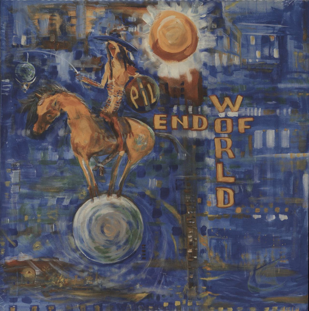 P.I.L. End Of World - Neon Green Vinyl - Sealed UK 2-LP vinyl record set (Double LP Album) PIL009C