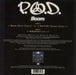 P.O.D. Boom UK 7" vinyl single (7 inch record / 45) 075678534072