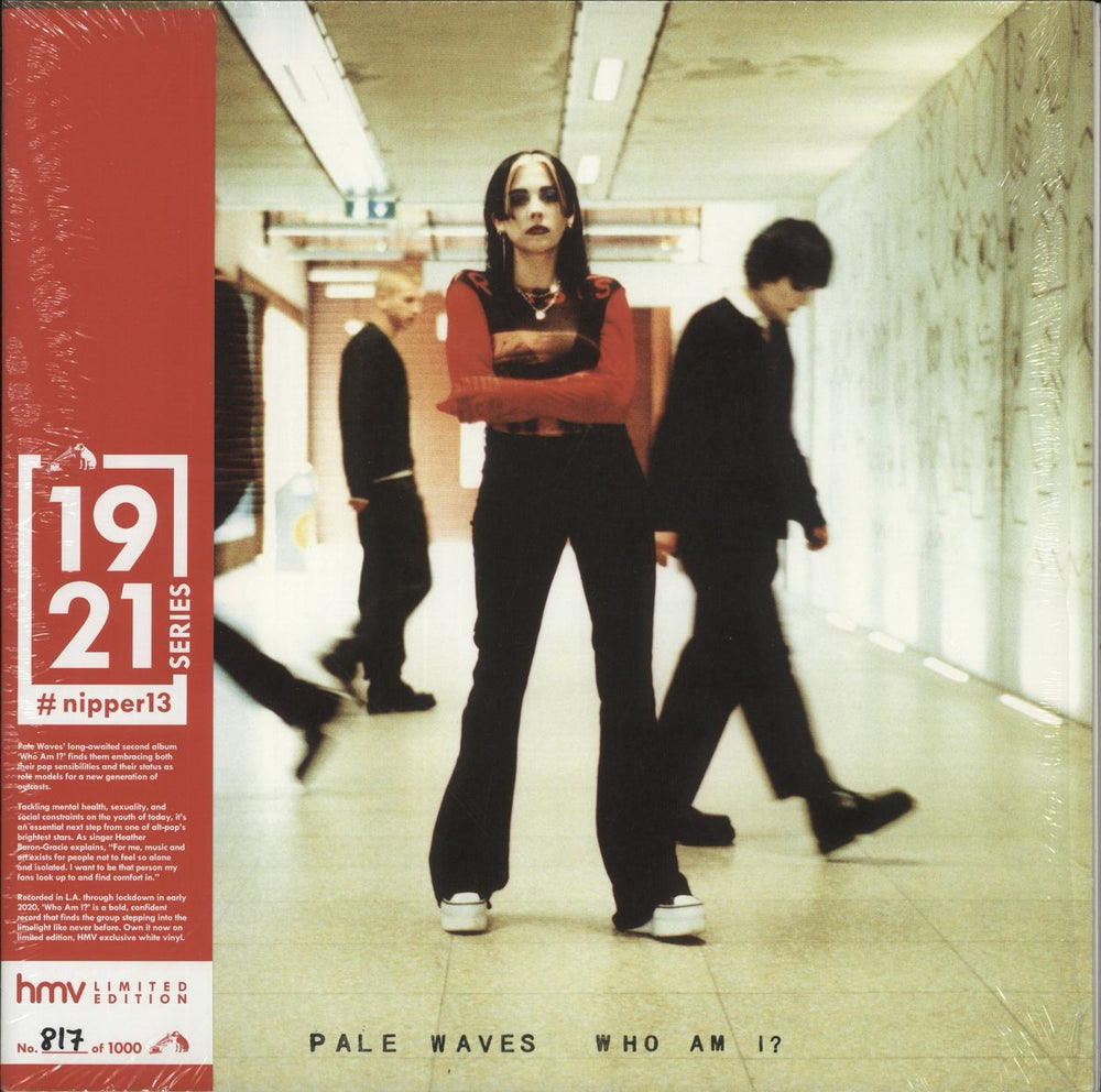 Pale Waves Who Am I? - White Vinyl + Numbered UK vinyl LP album (LP record) DH00982