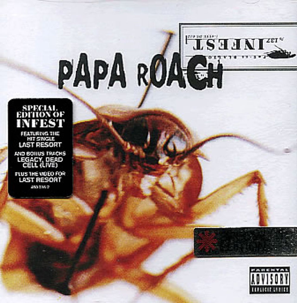 Papa Roach Infest UK CD album (CDLP) 4503162