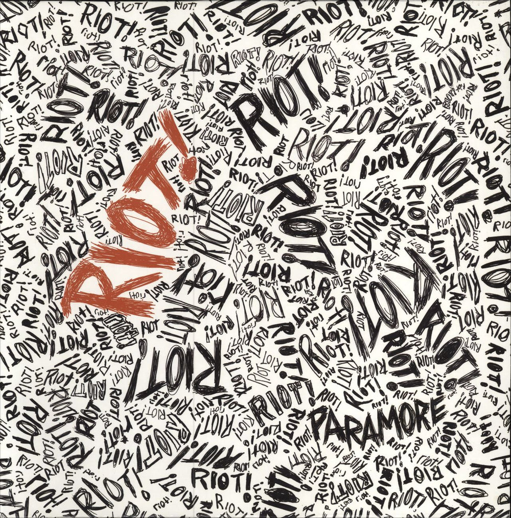 Paramore Riot! UK vinyl LP album (LP record) 7567-89957-9