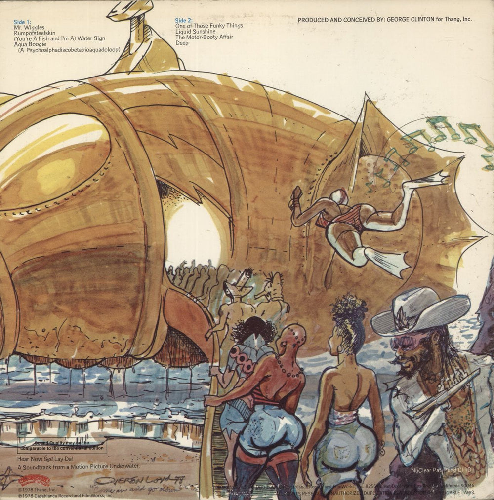 Parliament Motor Booty Affair US picture disc LP (vinyl picture disc album)