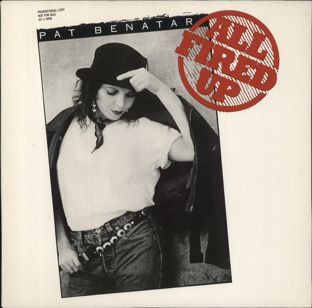 Pat Benatar All Fired Up US Promo 12" vinyl single (12 inch record / Maxi-single) VAS1164