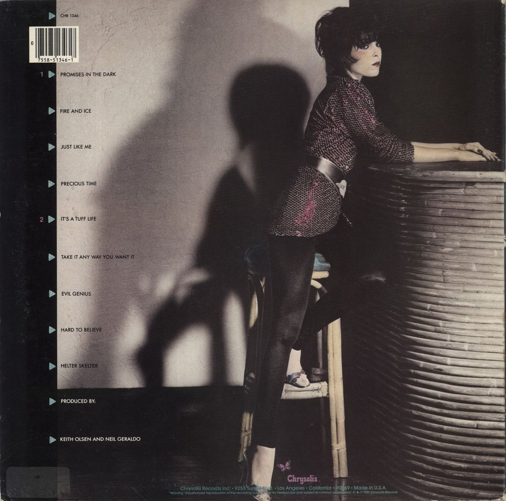 Pat Benatar Precious Time UK vinyl LP album (LP record)