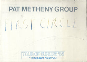 Pat Metheny First Circle + Ticket Stub UK tour programme TOUR PROGRAM