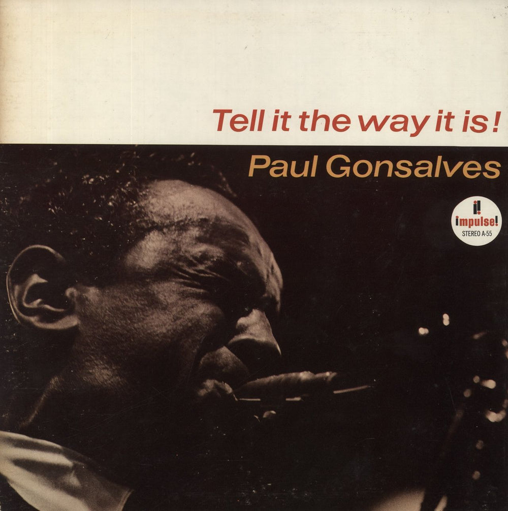 Paul Gonsalves Tell It The Way It Is! US vinyl LP album (LP record) AS-55