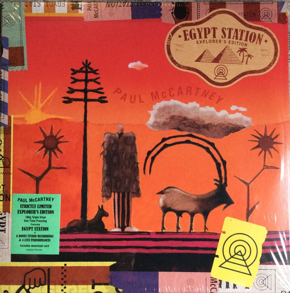 Paul McCartney and Wings Egypt Station - Explorer's Edition - Sealed US 3-LP vinyl record set (Triple LP Album) B002992601