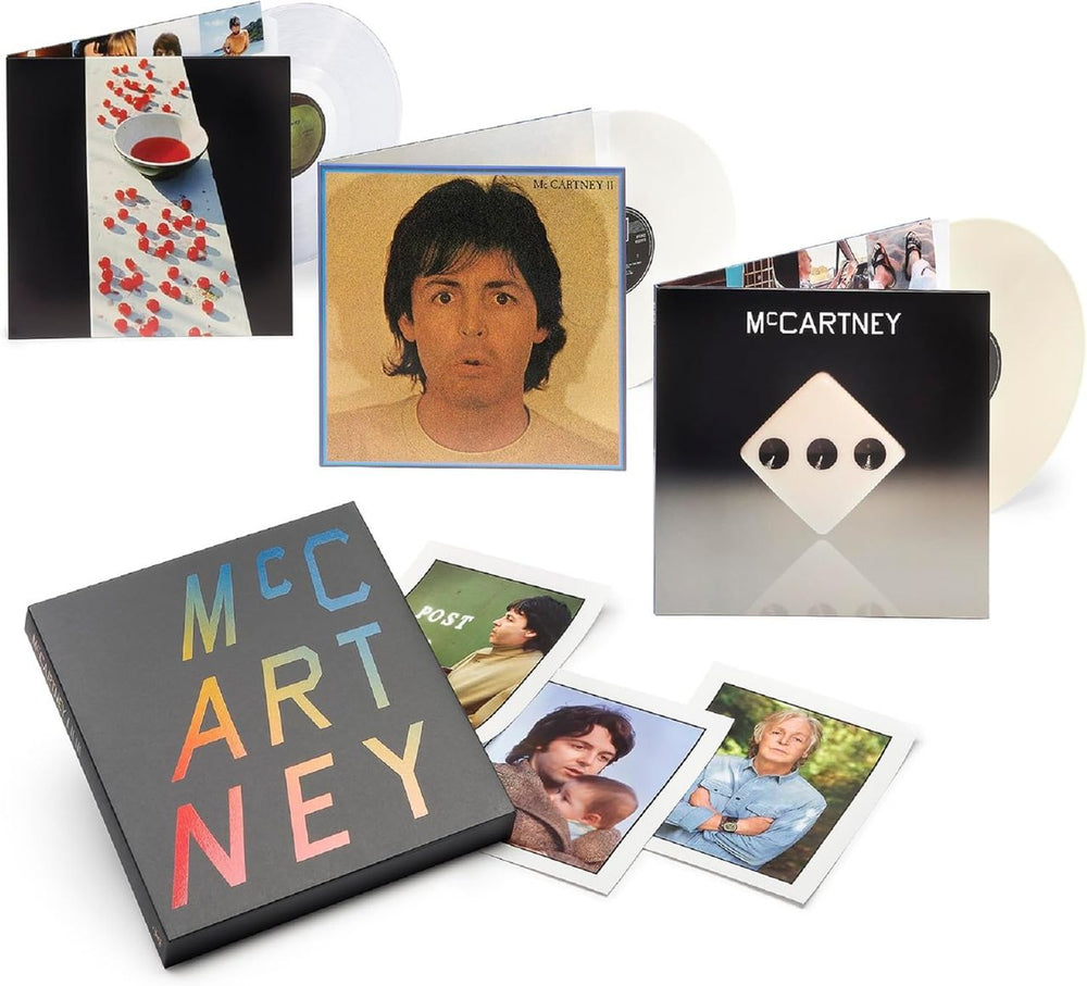 Paul McCartney and Wings McCartney I II III - Limited 180gm Coloured Vinyl Edition - Sealed Box UK Vinyl Box Set MCCVXMC801509