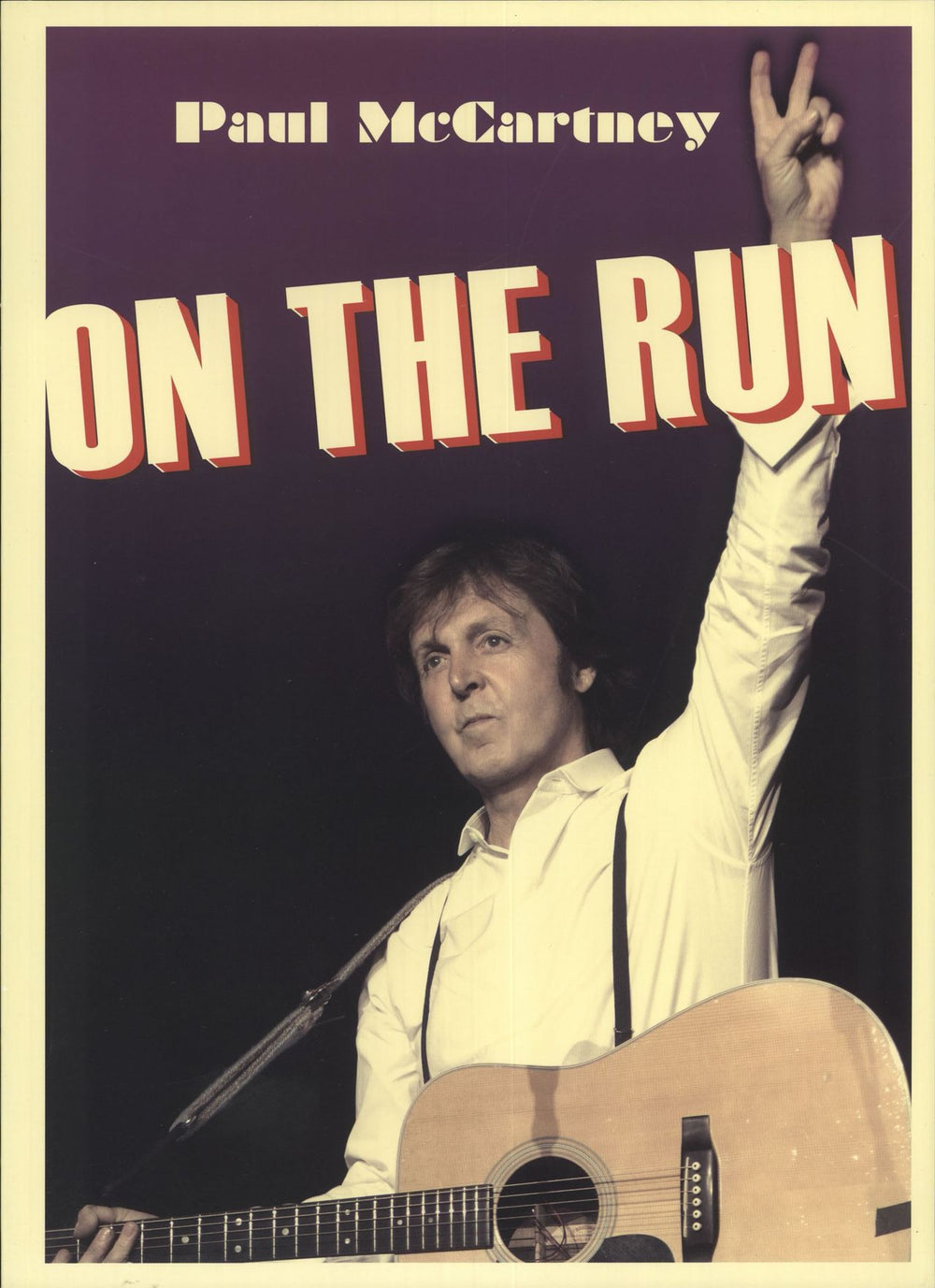 Paul McCartney and Wings On The Run UK tour programme TOUR BOOK