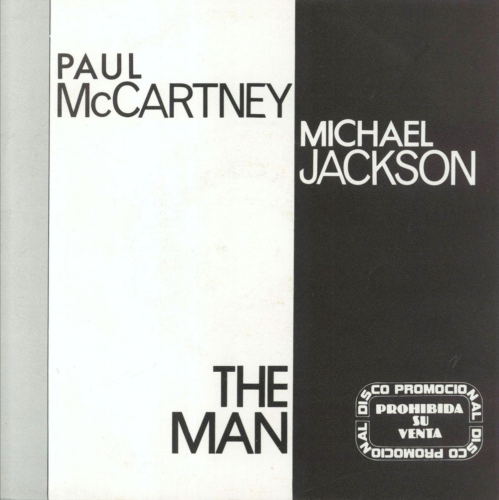 Paul McCartney and Wings The Man (El Hombre) Spanish Promo 7" vinyl single (7 inch record / 45) P-042