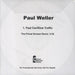 Paul Weller Fast Car / Slow Traffic - Primal Scream Remix UK Promo CD-R acetate