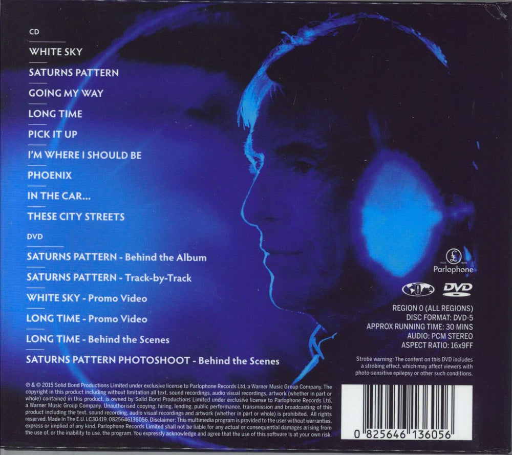 Paul Weller Saturns Pattern - Deluxe Edition UK CD album (CDLP) 825646136056