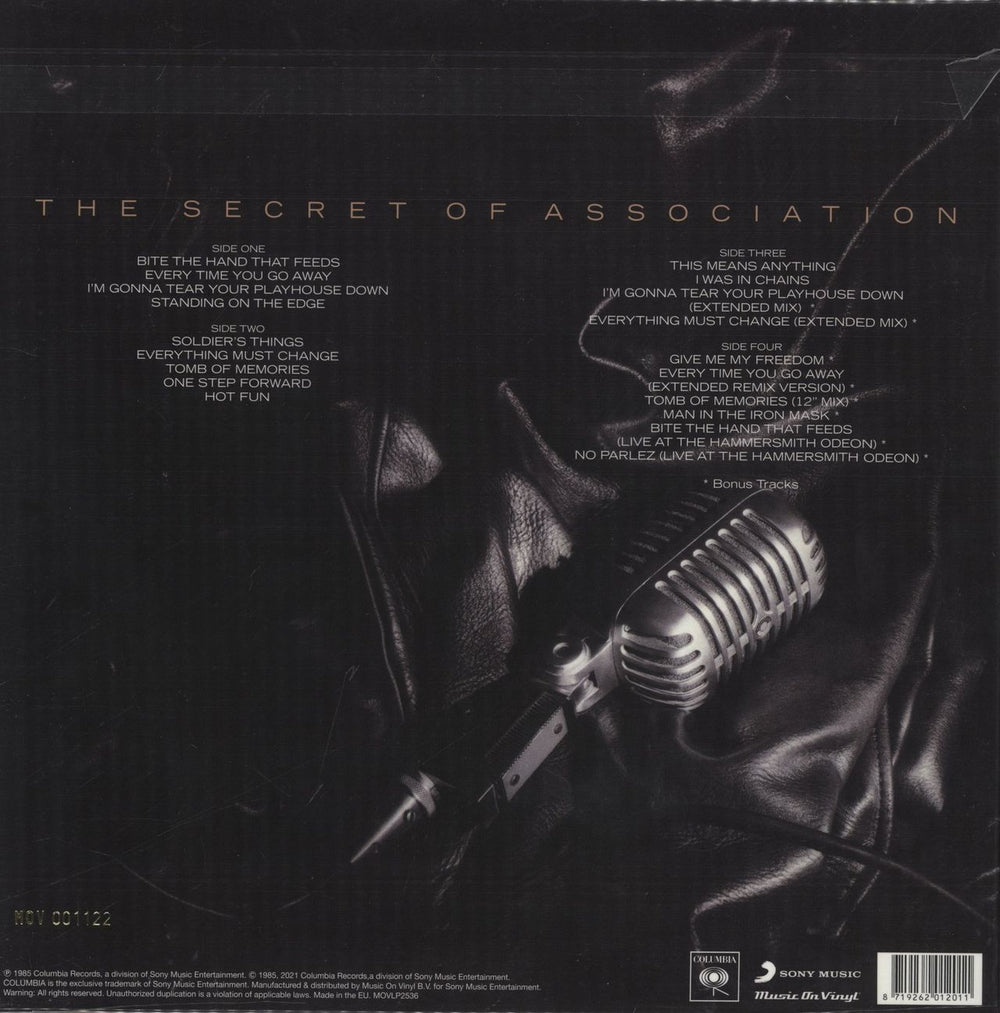 Paul Young The Secret Of Association: Expanded Edition - Gold Marbled Vinyl + Signed Book UK 2-LP vinyl record set (Double LP Album) 8719262012011