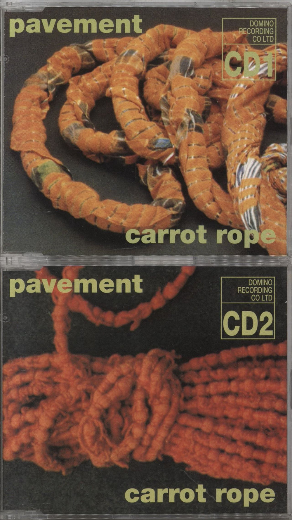 Pavement Carrot Rope UK 2-CD single set (Double CD single) RUG90CD1/2