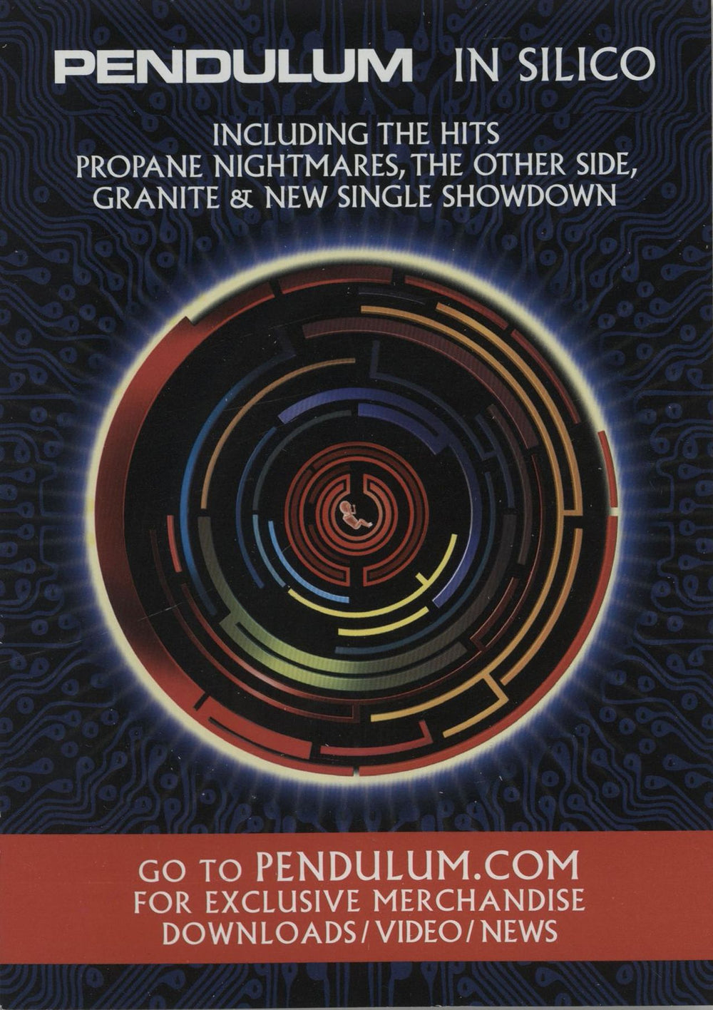 Pendulum In Silico - Handbill & Badge UK memorabilia HANDBILL & BADGE