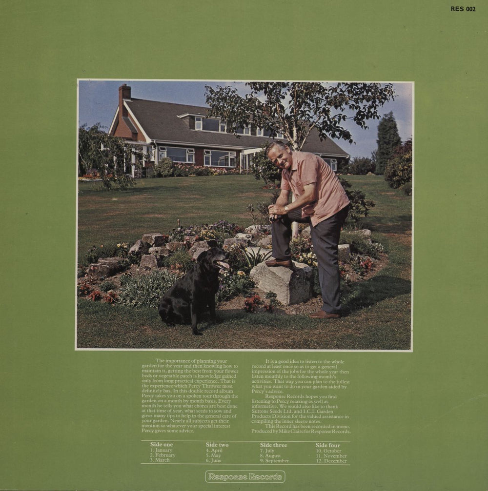 Percy Thrower Percy Thrower's Guide To Good Gardening UK 2-LP vinyl record set (Double LP Album)