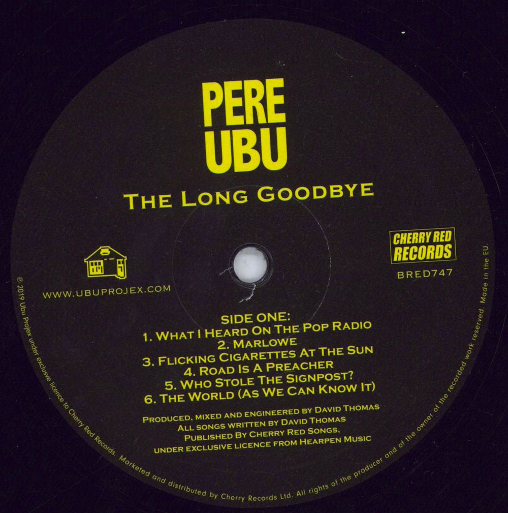 Pere Ubu The Long Goodbye UK vinyl LP album (LP record) UBULPTH832669