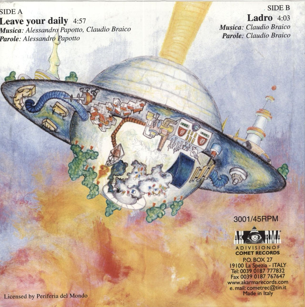 Periferia Del Mondo In Ogni Luogo, In Ogni Tempo + 7" Italian vinyl LP album (LP record) 1999