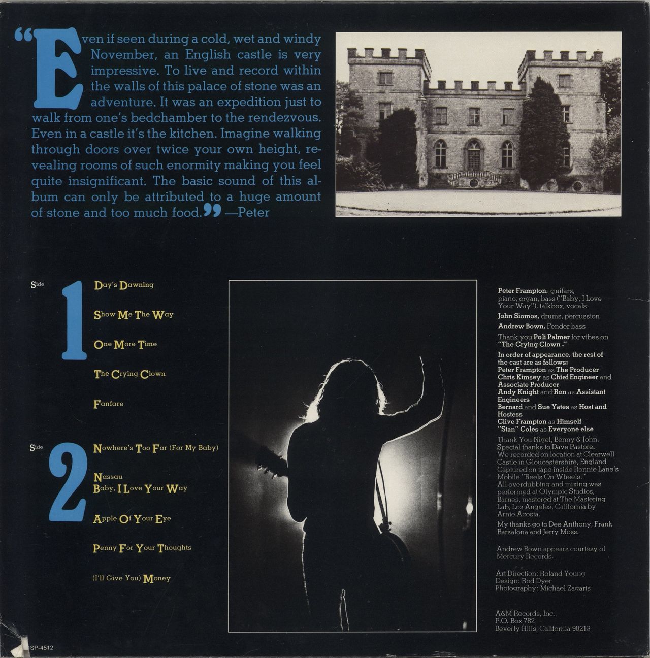 Peter Frampton Frampton US vinyl LP album (LP record)