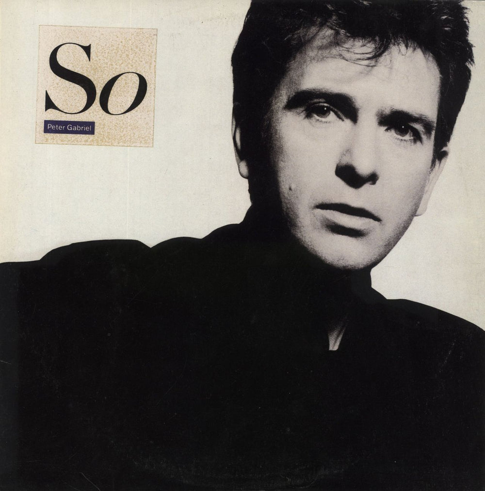 Peter Gabriel So Portugese vinyl LP album (LP record) 605391