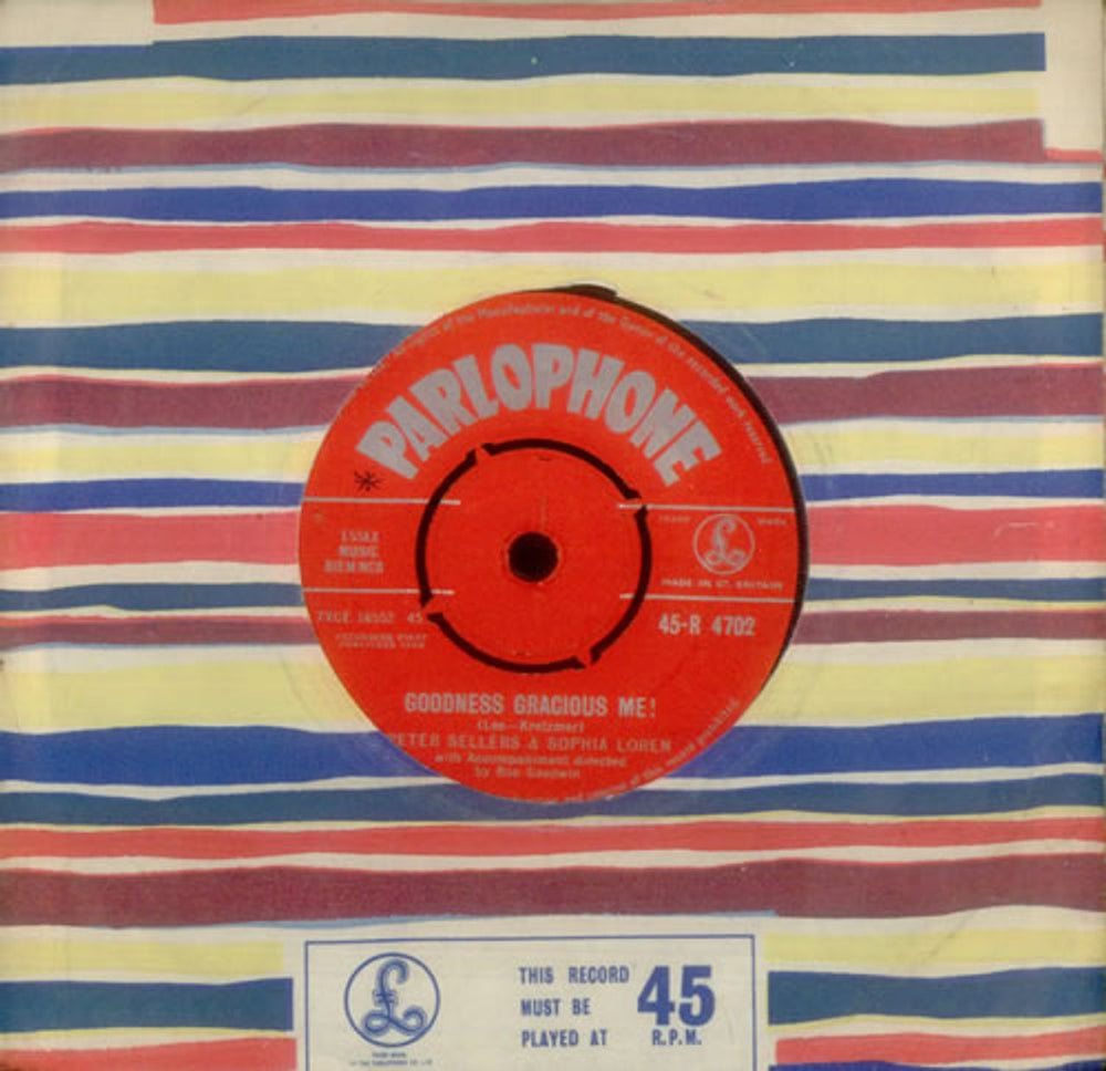 Peter Sellers Goodness Gracious Me! UK 7" vinyl single (7 inch record / 45) 45-R4702