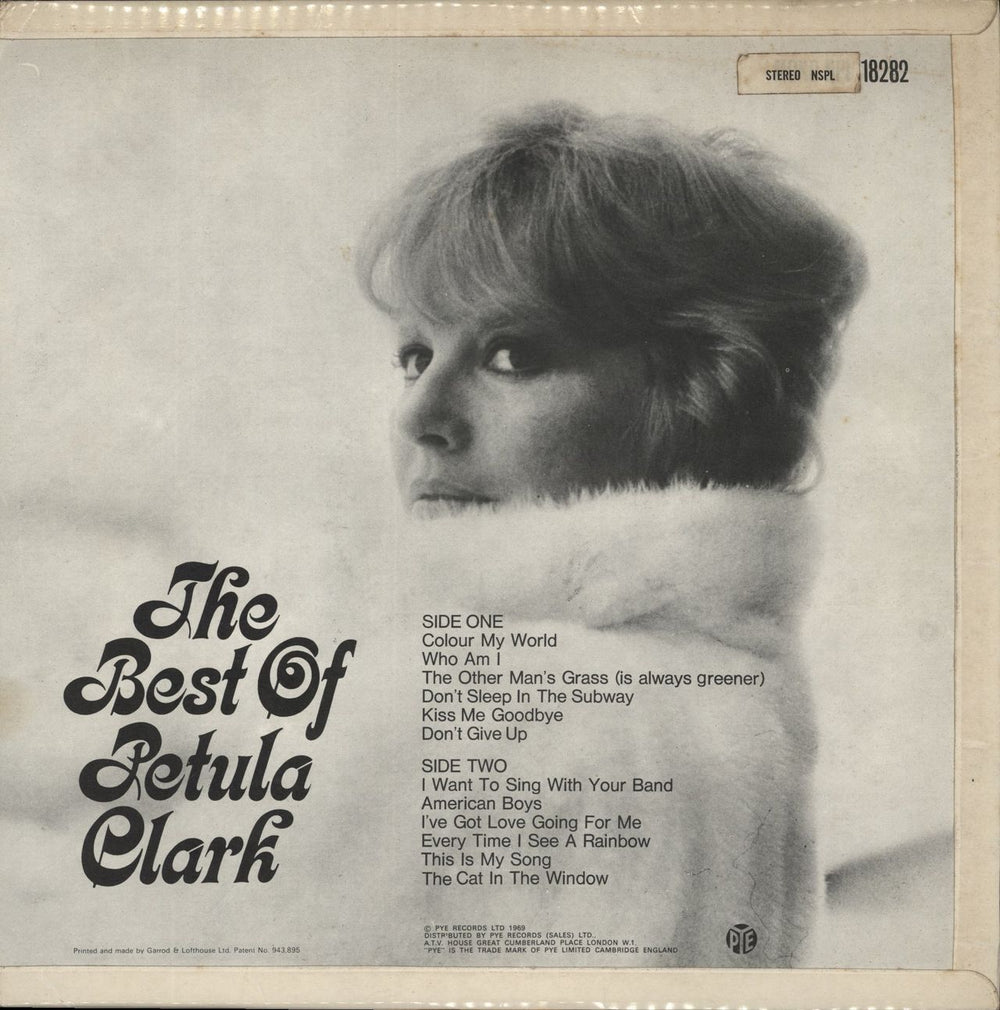 Petula Clark The Best Of Petula Clark UK vinyl LP album (LP record)