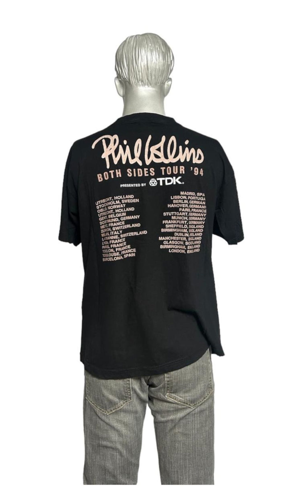 Phil Collins Both Sides Tour T-Shirt '94 - XL UK t-shirt COLTSBO842316