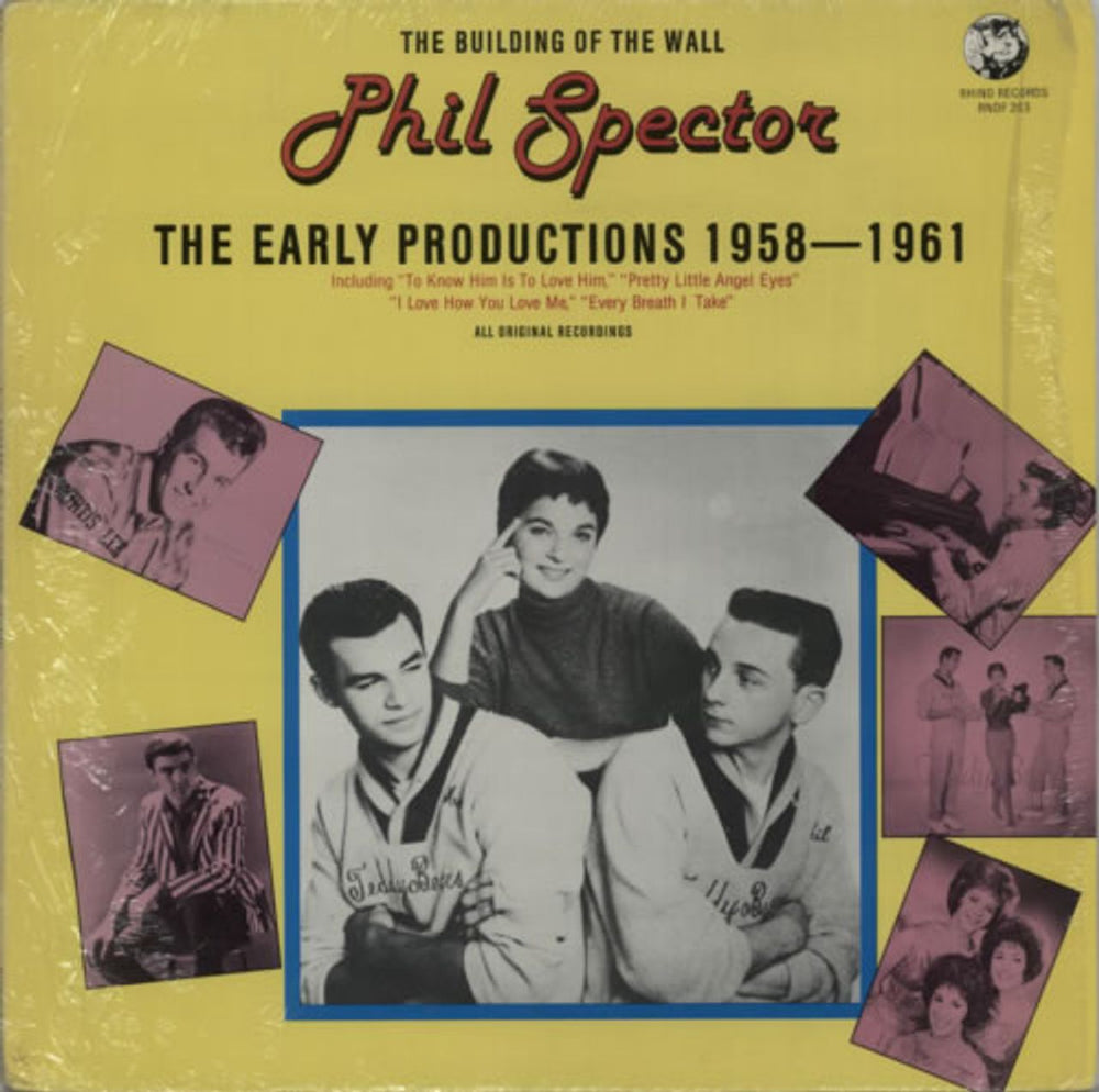 Phil Spector The Early Productions 1958-1961 US vinyl LP album (LP record) RNDF203