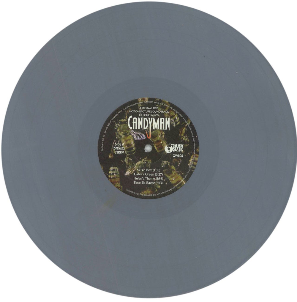 Philip Glass Candyman - Silver Vinyl US vinyl LP album (LP record) PLGLPCA858021
