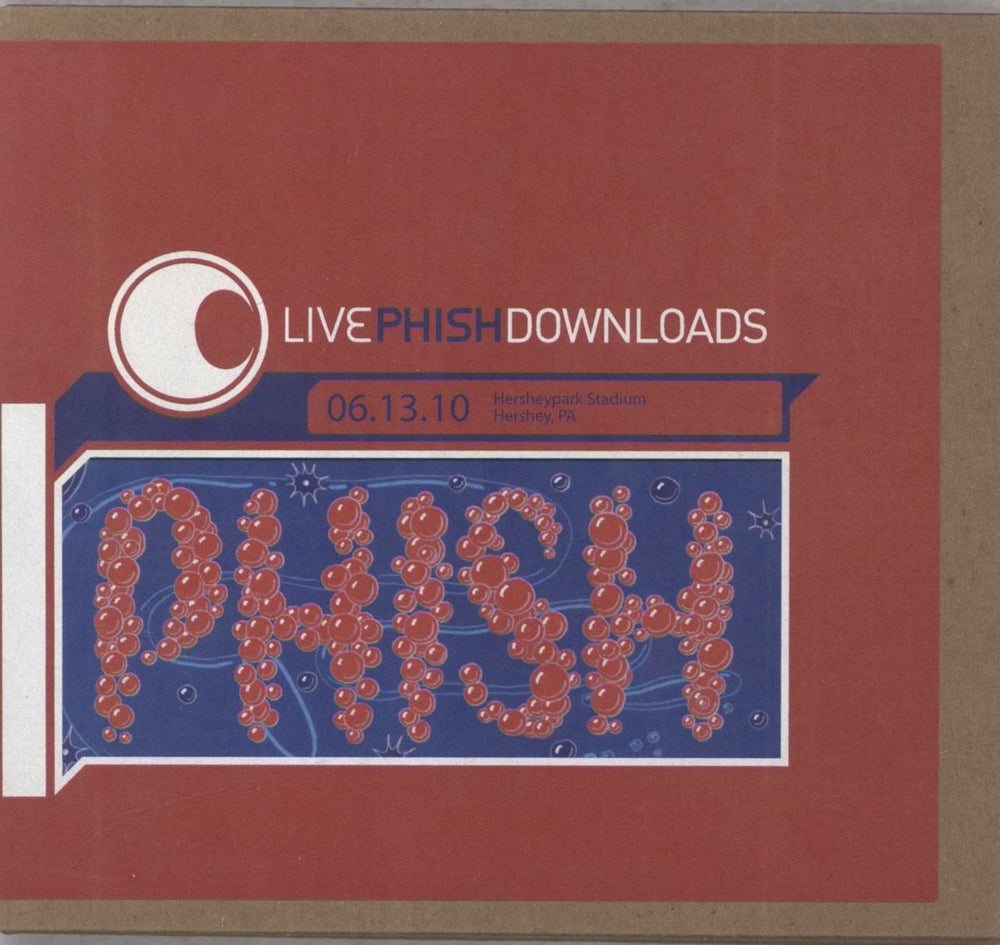 Phish Hersheypark Stadium, Hershey, 06.13.10 US 3-CD album set (Triple CD) 06.13.10