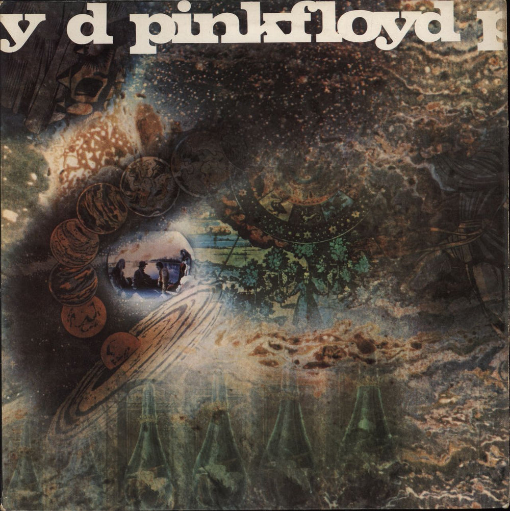 Pink Floyd A Saucerful Of Secrets - 1st - VG UK vinyl LP album (LP record) SX6258