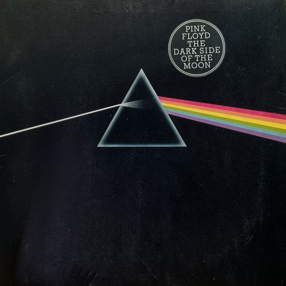 Pink Floyd The Dark Side Of The Moon - 1st Stickered - Complete - VG UK vinyl LP album (LP record) SHVL804