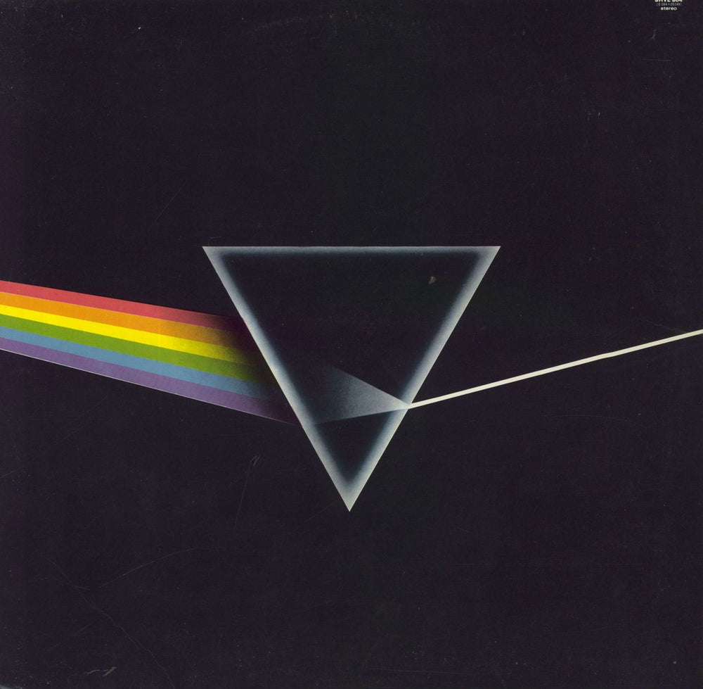 Pink Floyd The Dark Side Of The Moon - 5th + Stickers - EX UK vinyl LP album (LP record)