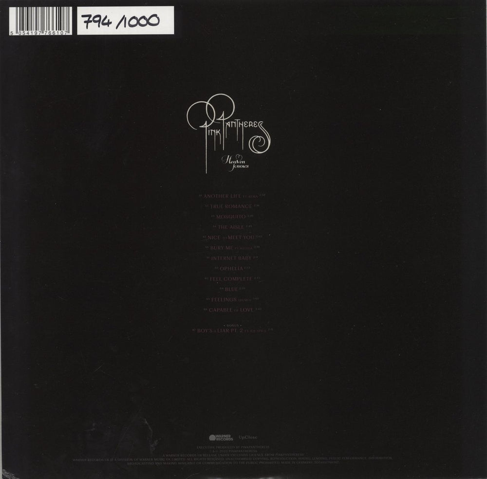 PinkPantheress Heaven Knows - Zoetrope Picture Disc - Numbered Sleeve UK picture disc LP (vinyl picture disc album) 5054197766107