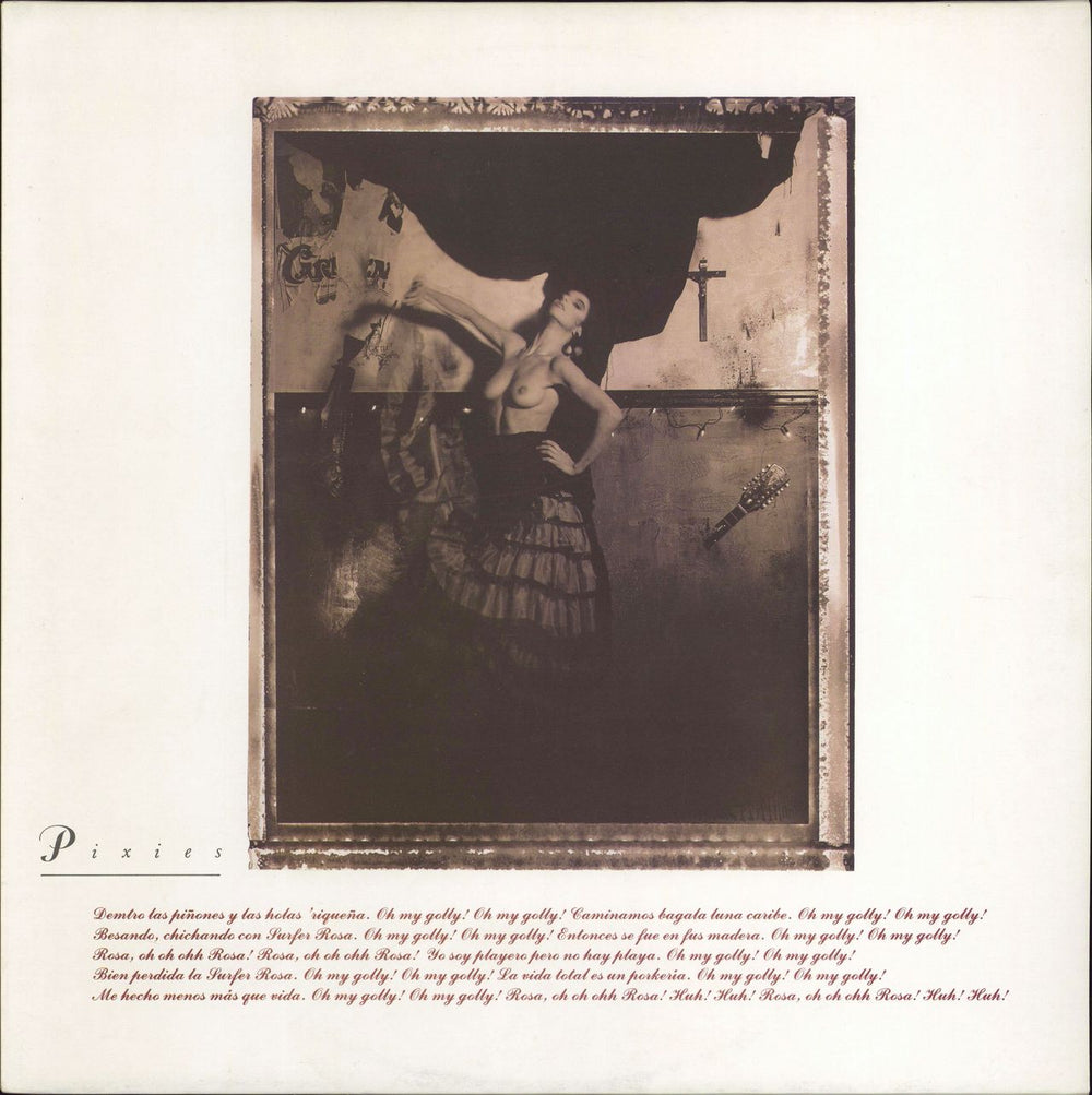 Pixies Surfer Rosa - Smooth sleeve UK vinyl LP album (LP record) CAD803