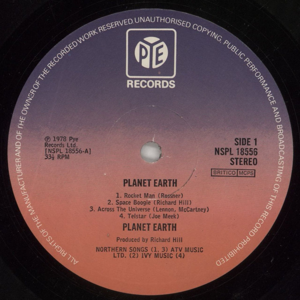 Planet Earth Planet Earth! - EX UK vinyl LP album (LP record) P3ALPPL578476