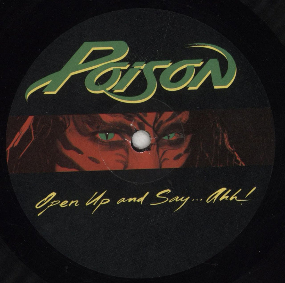 Poison Open Up And Say...Ahh! - 1st - EX UK vinyl LP album (LP record) POILPOP277103