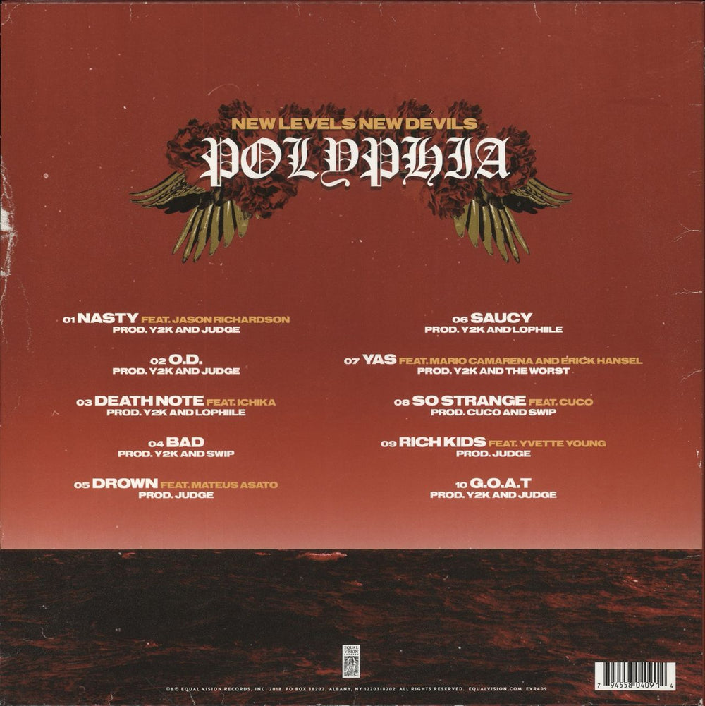 Polyphia New Levels New Devils US vinyl LP album (LP record) 794558040914794558040914